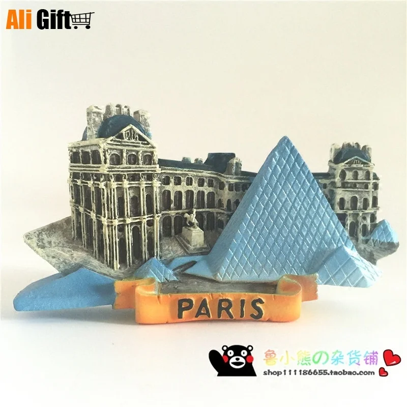 3D магниты для холодильника Франция Мадрид церковь мир туризм дорожный сувенир
