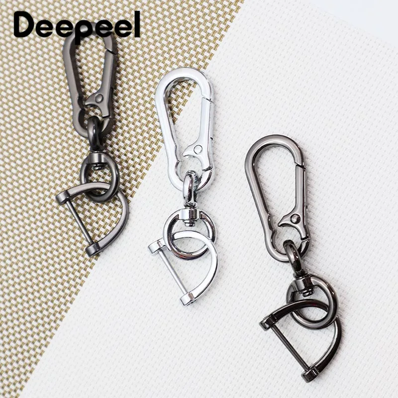 

Deepeel 5pcs 22*90mm Bag Hanger Buckle Metal Keychain Lobster Clasp Decorative Connection Snap Hook DIY Hardware Accessories