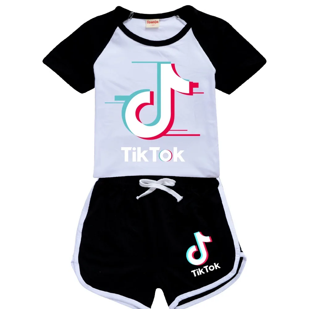 

Baby boy Clothes Suits Causal Baby Girls Boys Clothing Sets Children Suits Clothes 2Pieces T-Shirts+Sports Shorts Kids Set 2-16Y
