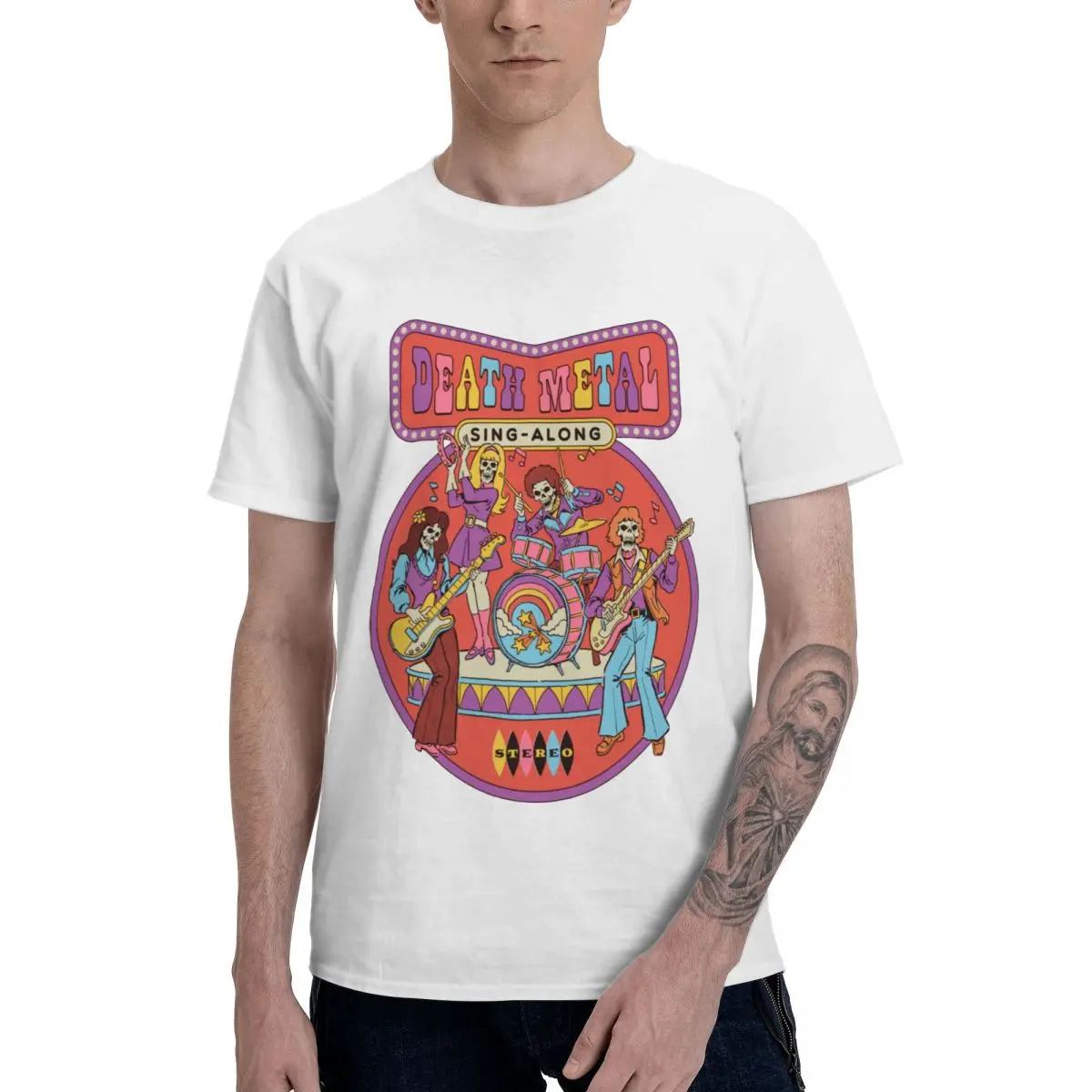 

Футболка мужская летняя из чистого хлопка, с круглым вырезом и коротким рукавом