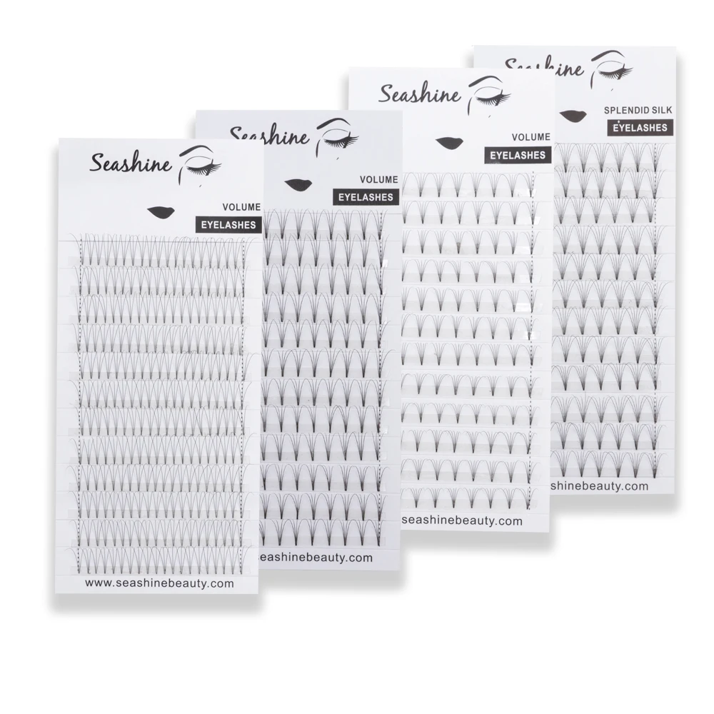 Seashine LASHES 0.07 Thickness Premade Volume Fans 2D 3D 4D 5D Long Stem Eyelash Extension Fan | Красота и здоровье