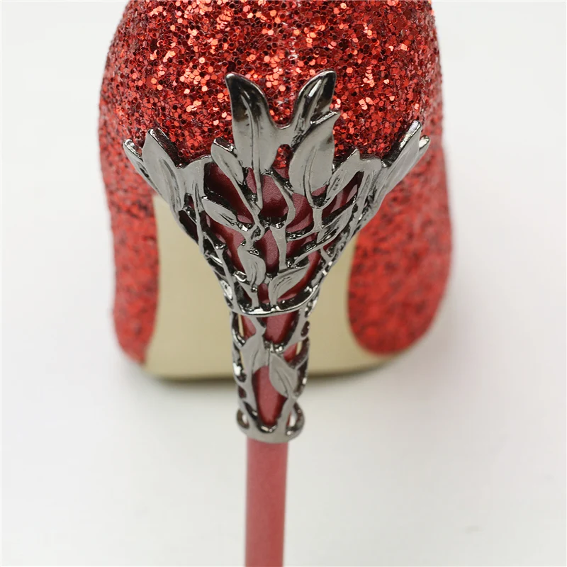 Женщина 10 см блестящие туфли на высоком каблуке с пайетками ботинки сандалии женский цвет серебристый, Золотой Escarpins; женские вечерние свадебные Scarpins Talons обувь