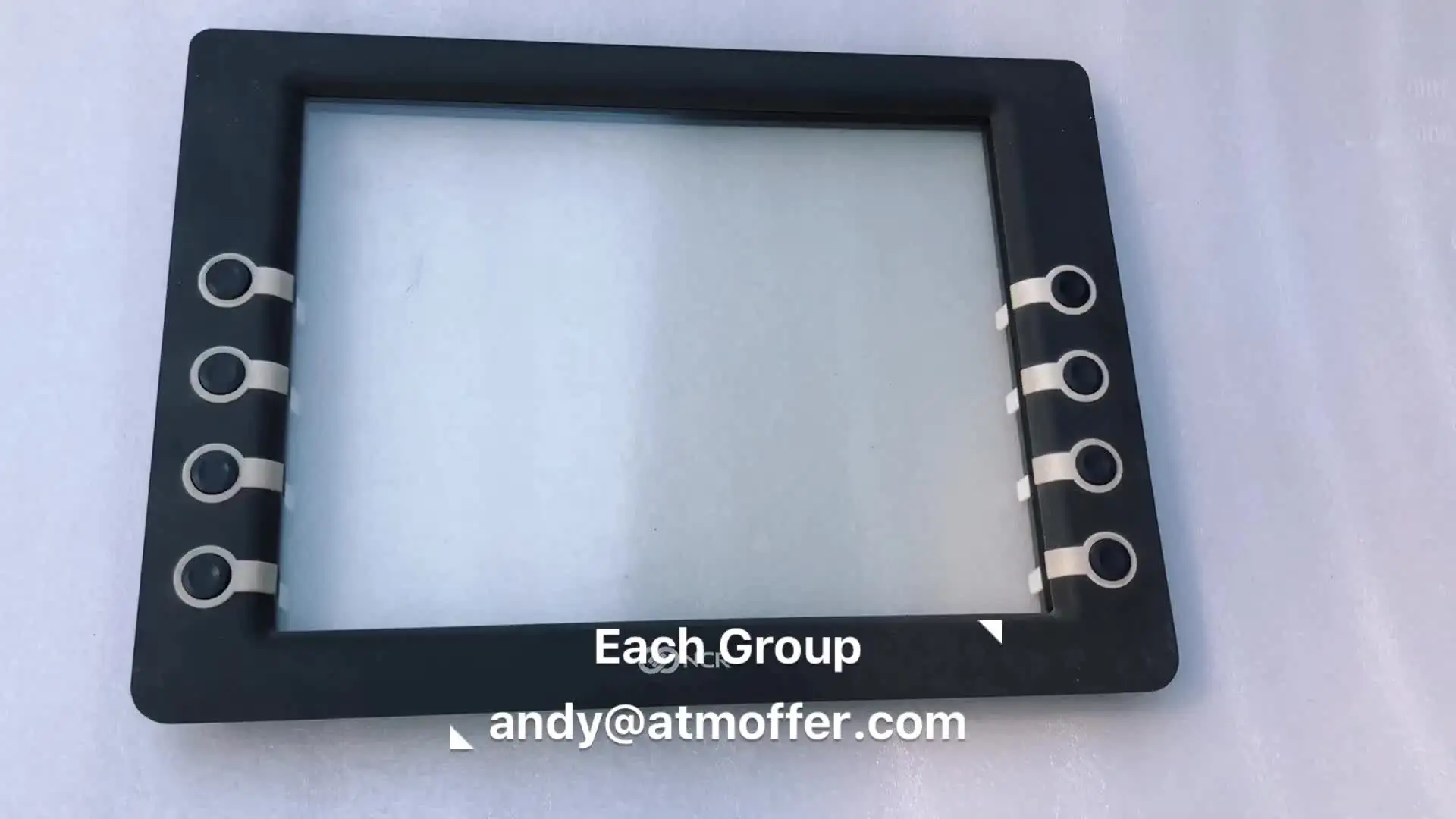 ATM Parts NCR 6625 66XX 15 Inch FDK Assy A / G 4450711367 445-0711367 atm machine parts atm bezel overlay ncr skimmer anti skimming