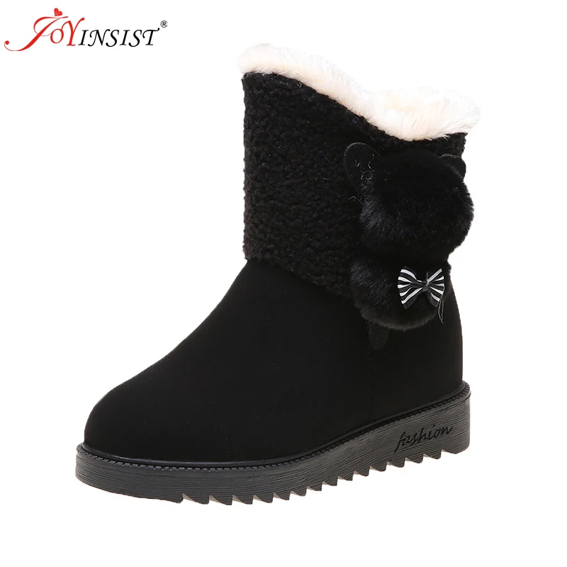 Red Winter Snow Boots Female 2021 Explosion Models the New Network was Thin Sweet Cotton Shoes Simple Wild Casual | Обувь