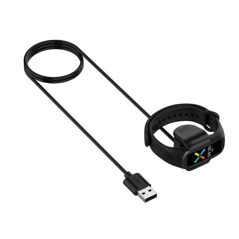 

1m USB Charging Cable Cord Charger Clip Wire For Oppo Band Smart Bracelet AMOLED Screen Smartband Fitness Traker