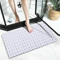 bath tub shower mat 78x35 cm non slip bathtub mat with suction cups machine washable bathroom mats with drain holes