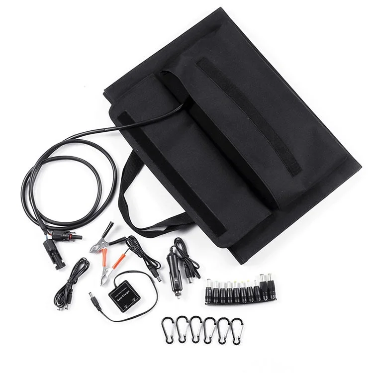 

60W 18V Solar 3 Folding Bag Portable Solar Bag SUNPOWER Battery