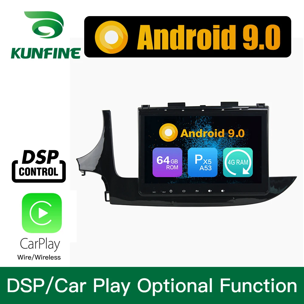 Android 9 0 Восьмиядерный 4 Гб ОЗУ 64 ПЗУ автомобильный DVD GPS мультимедийный плеер