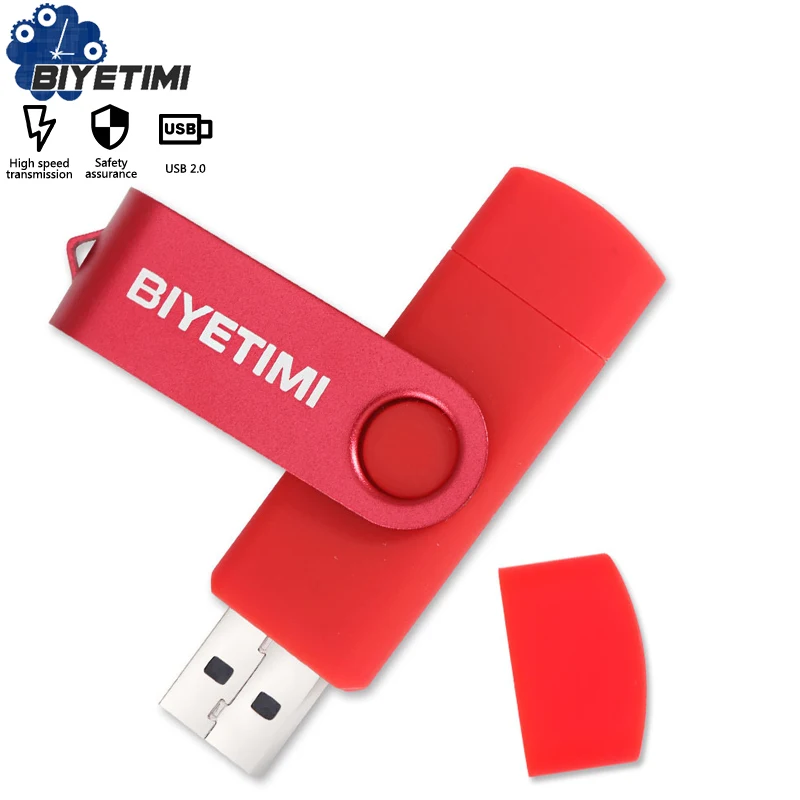 USB флеш-накопитель Biyetimi OTG 4 ГБ 8 16 32 | Компьютеры и офис