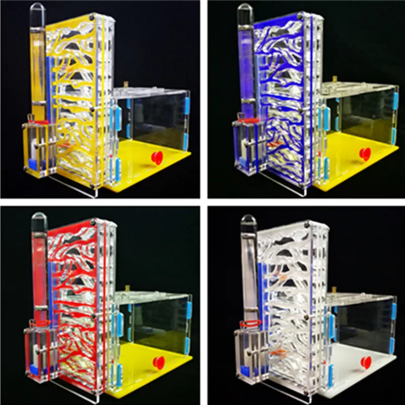 

CWXTGS 1PCS Design DIY with Feeding Area Ant Nest Ant Farm Acryl Insect Ant Nests Villa Pet Mania for House Ants B1