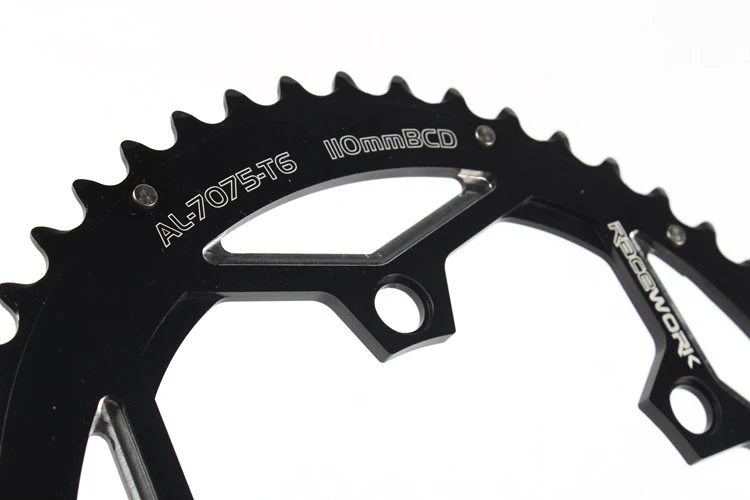 RACEWORK 105 шоссейная велосипедная цепь эллипс диск 110 bcd 35-50T 165g для Shimano шатун