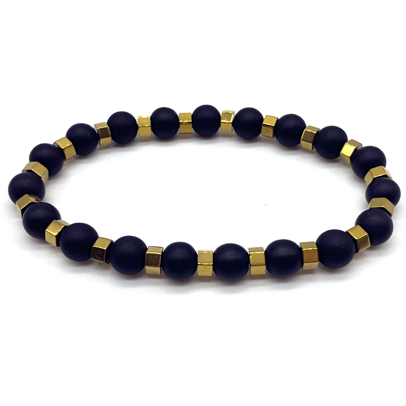 Классический женский браслет из натуральной лавы винтажный с тигровым глазом