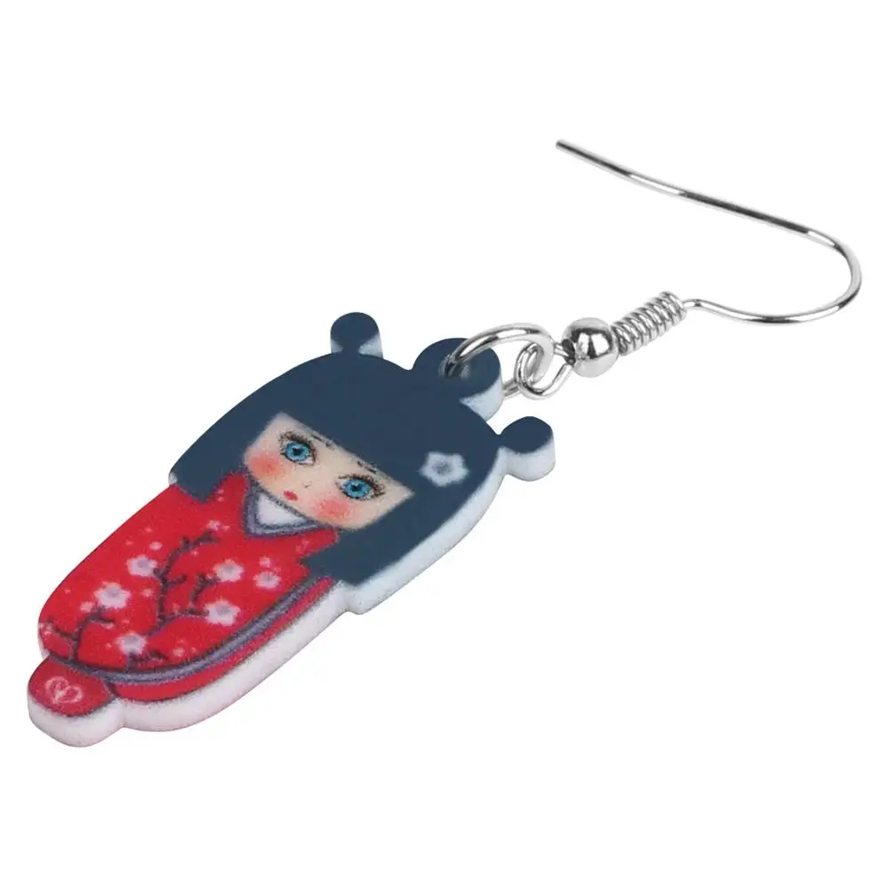 WEVENI акриловые серьги в виде птиц животных висячие украшения для женщин девочек