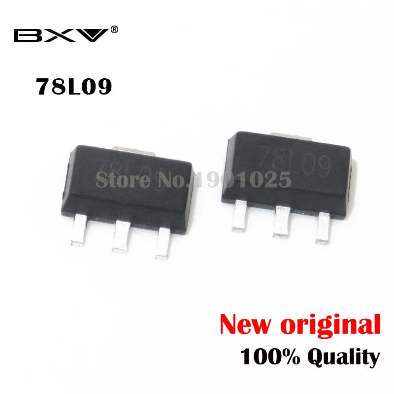 

50pcs 78L09 SOT89 7809 9V Voltage regulator triode new and original ic