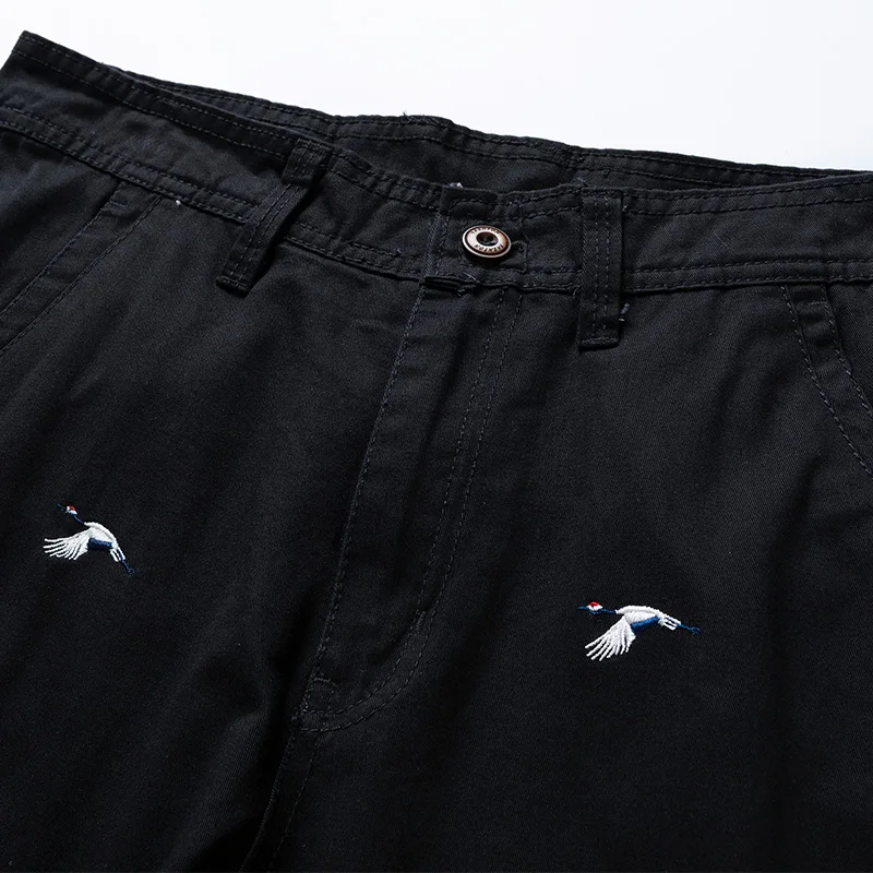 Шорты карго мужские повседневные хлопок стиль милитари до щиколотки штаны для