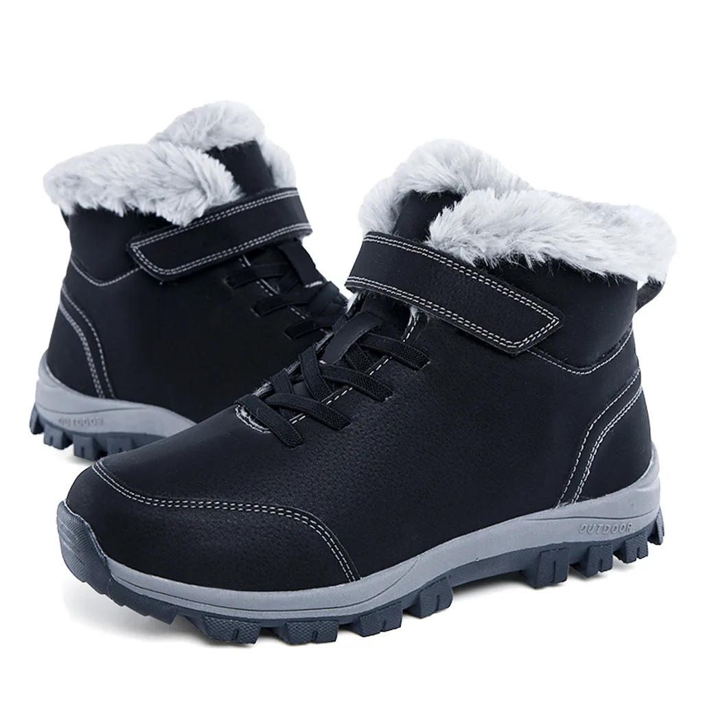 Новинка сезон осень-зима мужские уличные кроссовки теплая Мужская бархатная