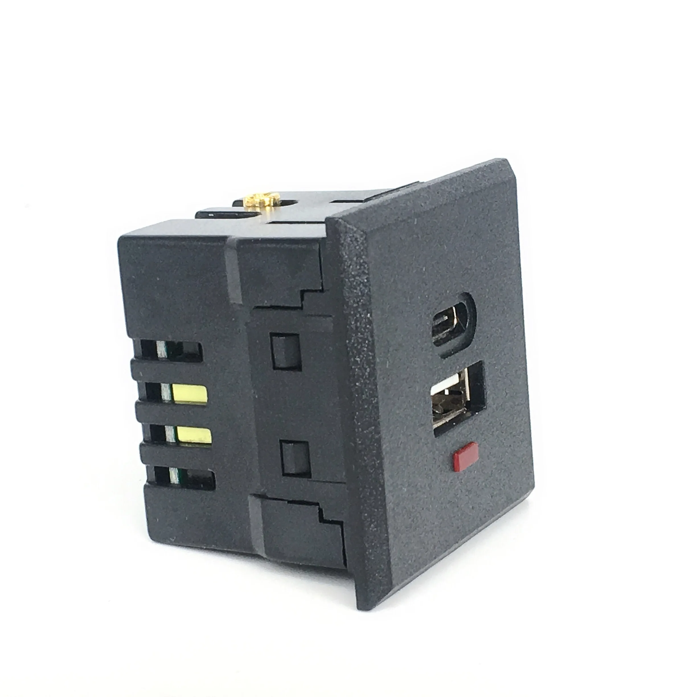 Розетка сетевая с USB + типа C 5 В 220 со светодиодным индикатором |