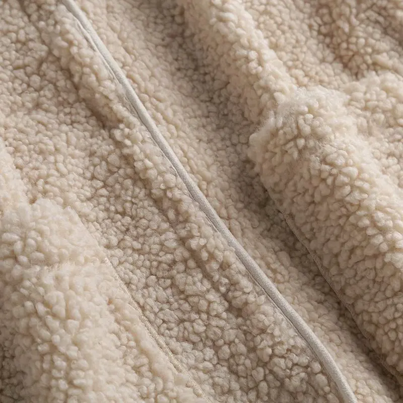 

Winter Clothing Korean Casual Loose All-Macth Lamb wool vest jacket Fashion Slim Sleeless Pocket Vest Famale Outerwear Chic Top