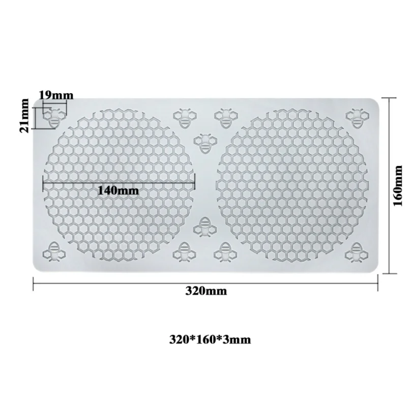 

DIY Silicone Epoxy Resin Candle Mold Crafts Souvenir Korean Honeycomb Mousse Cake Ice Cubes Shape Decorative Accessories