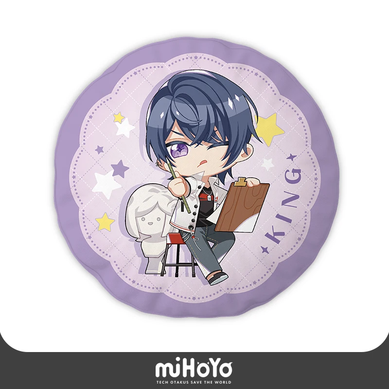 

Tears of Themis Vilhelm Marius Raven Round Short Plush Doll Pillow Cute Toys Anime Men Women Student Sofa Cartoon Cushion Gifts