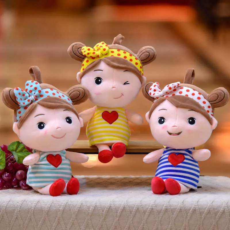 

34CM Cute Stuffed Plush Girls Dolls Fashion Girls Dolls Handmade Toys For Kids Doll Soft Plush Toy Birthday Gift Children'S Toy