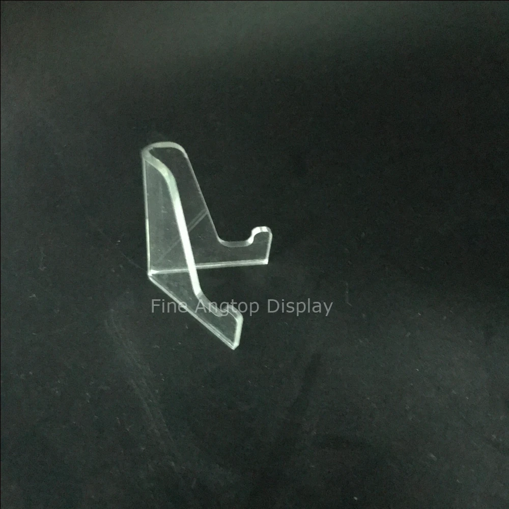 

10pcs Acrylic Stand Coin Display Easel Holder Small Rack for Collectable Coin Medal Badge Game Card Holder