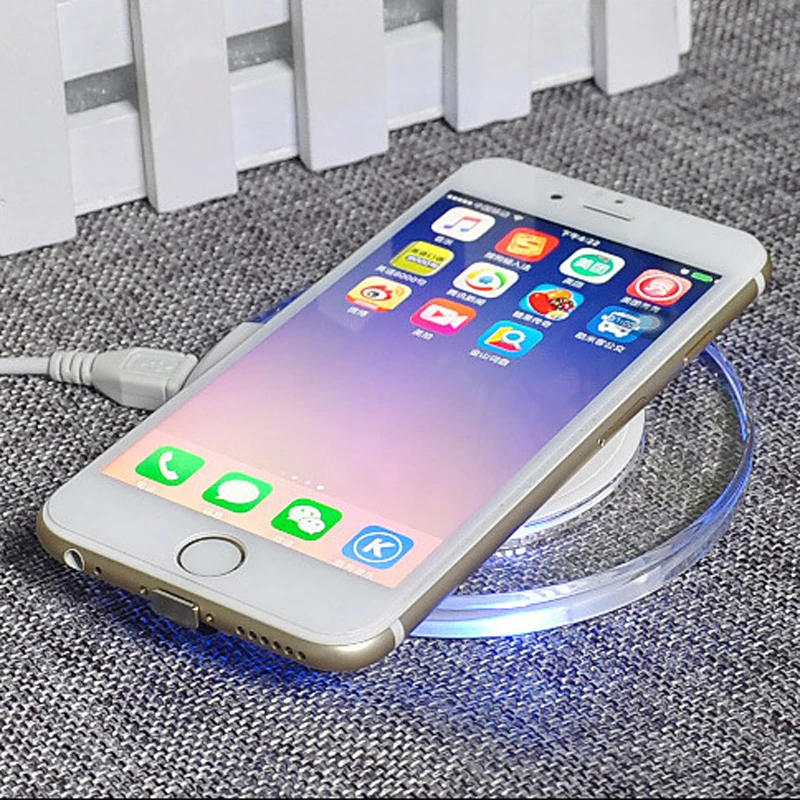 Беспроводной зарядный разъем для iPhone 7 6 S 5 Micro usb type C универсальное беспроводное