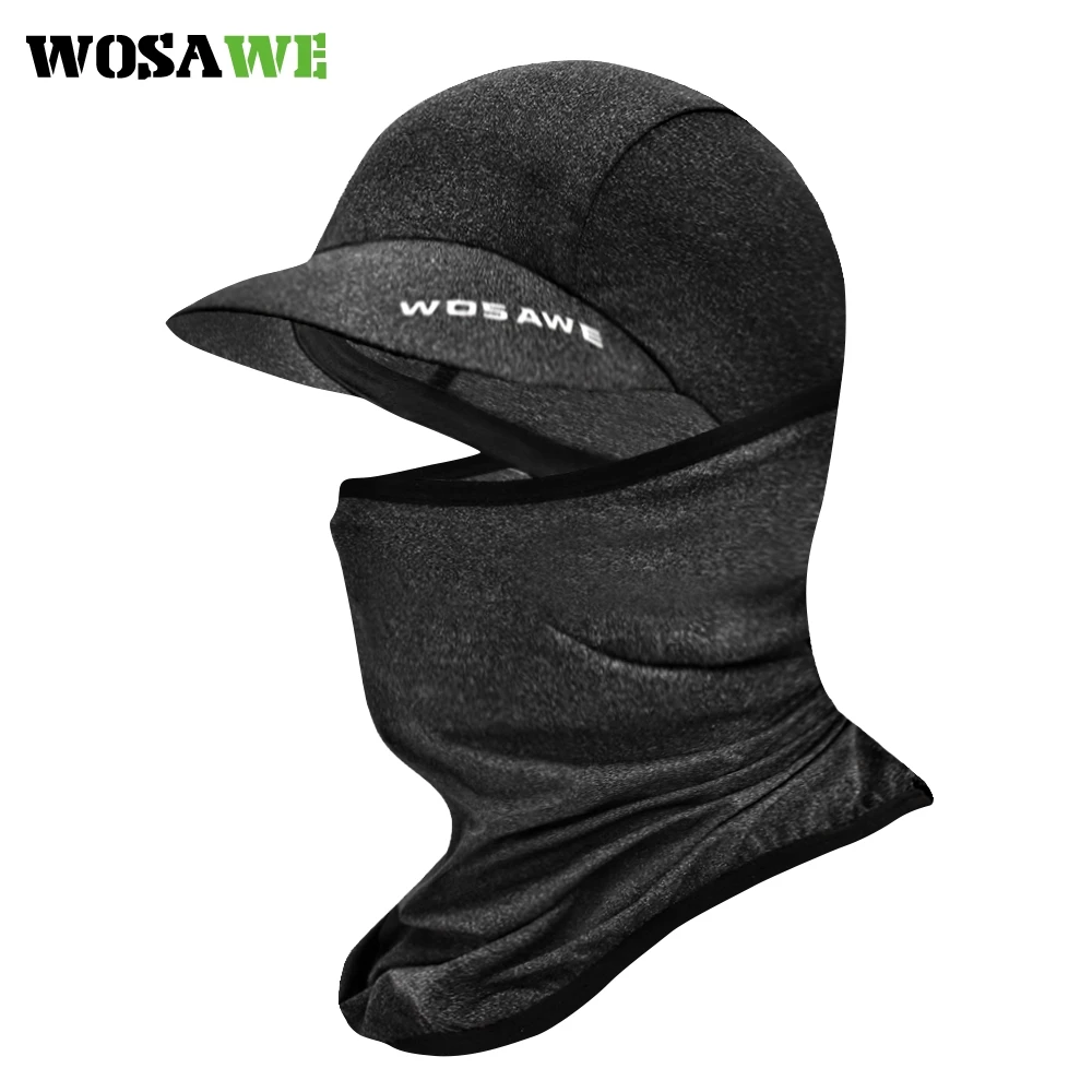 

WOSAWE Ice Fabric Cycling Bike Cap Headwear Anti-UV Sunshade Riding Headgear Bicycle Bike Bandana Face Mask Sports Hat Scarf