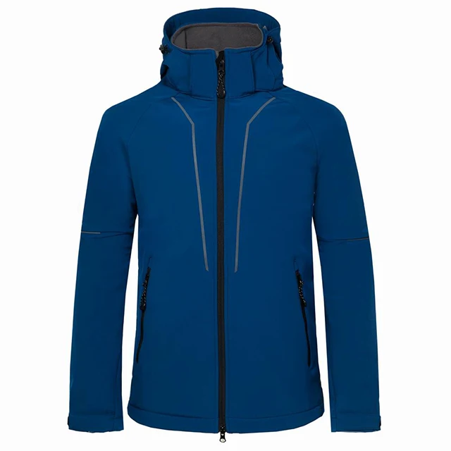 8002 blue Мужские зимние 3L термальный теплый флис для походов куртки Новые водонепроницаемые уличные пальто с капюшоном Рыбалка Охота софтшелл для кемпинга одежда - Цвет: 8002 blue