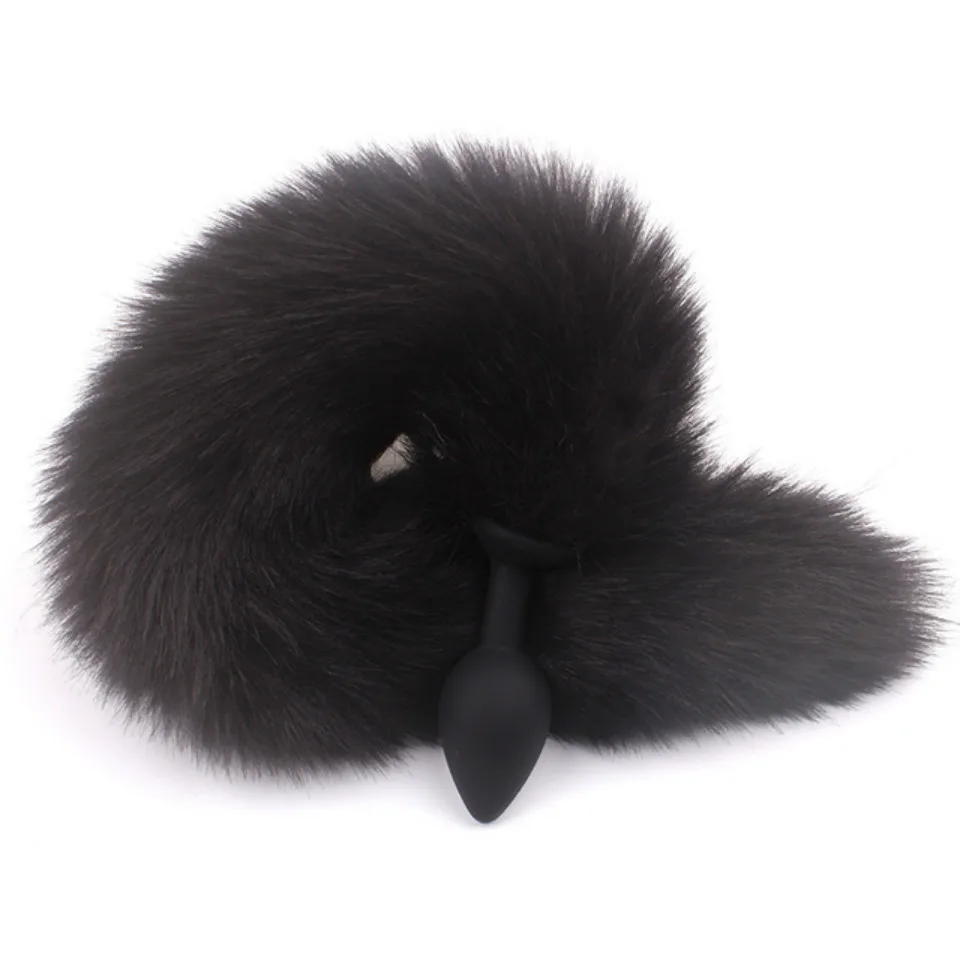 Анальная пробка хвост лиса 3 шт./лот интимные игрушки для женщин мужчин секс