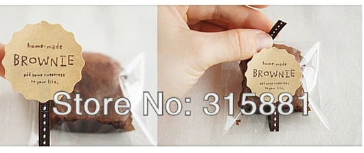 Наклейки из крафт-бумаги с пустыми цветами наклейка этикеткой для свадебных