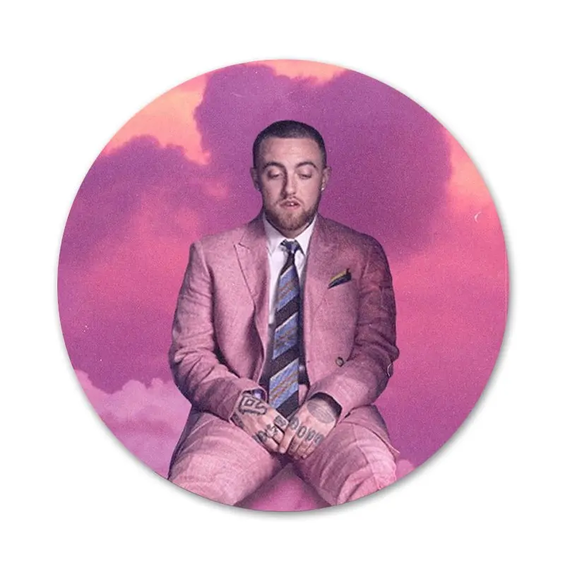 Значки Mac Miller значки металлические для фотографий 58 мм | Дом и сад