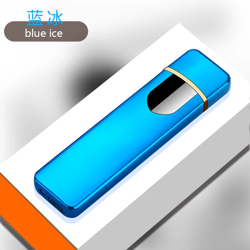 Модная Индукционная ветровка AI USB Elctronic перезаряжаемая зажигалка, Классическая Зажигалка для мужчин, для курения, Zapalniczka - Цвет: 4