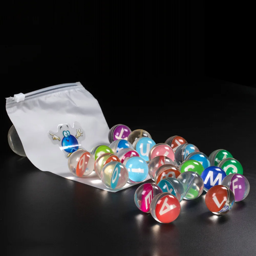 26 шт. игрушечный мяч с надписью на английском языке смешанный надувной мраморный