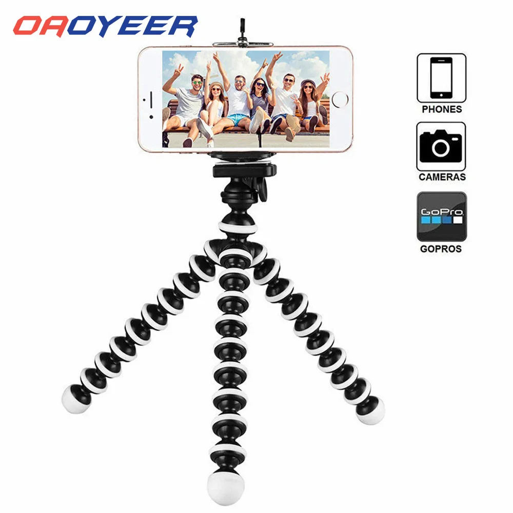 

Octopus Flexible Tripod Stand Gorillapod for Phone Telefon Mobile Phone Smartphone Dslr Camera Table Desk Mini Tripod With Clip