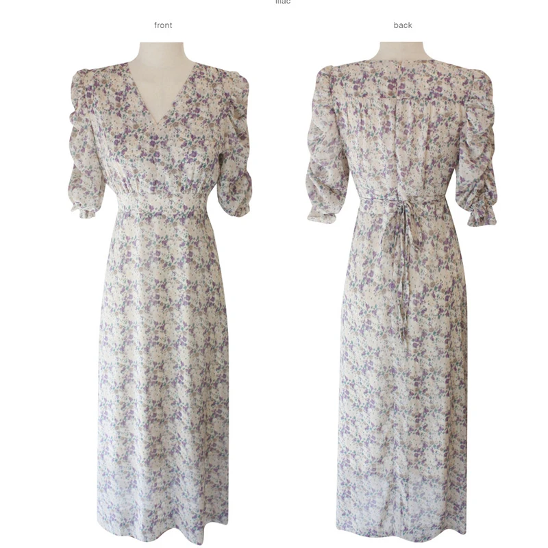 С высокой талией для женщин платья с вышивкой платье О-образным v-образным