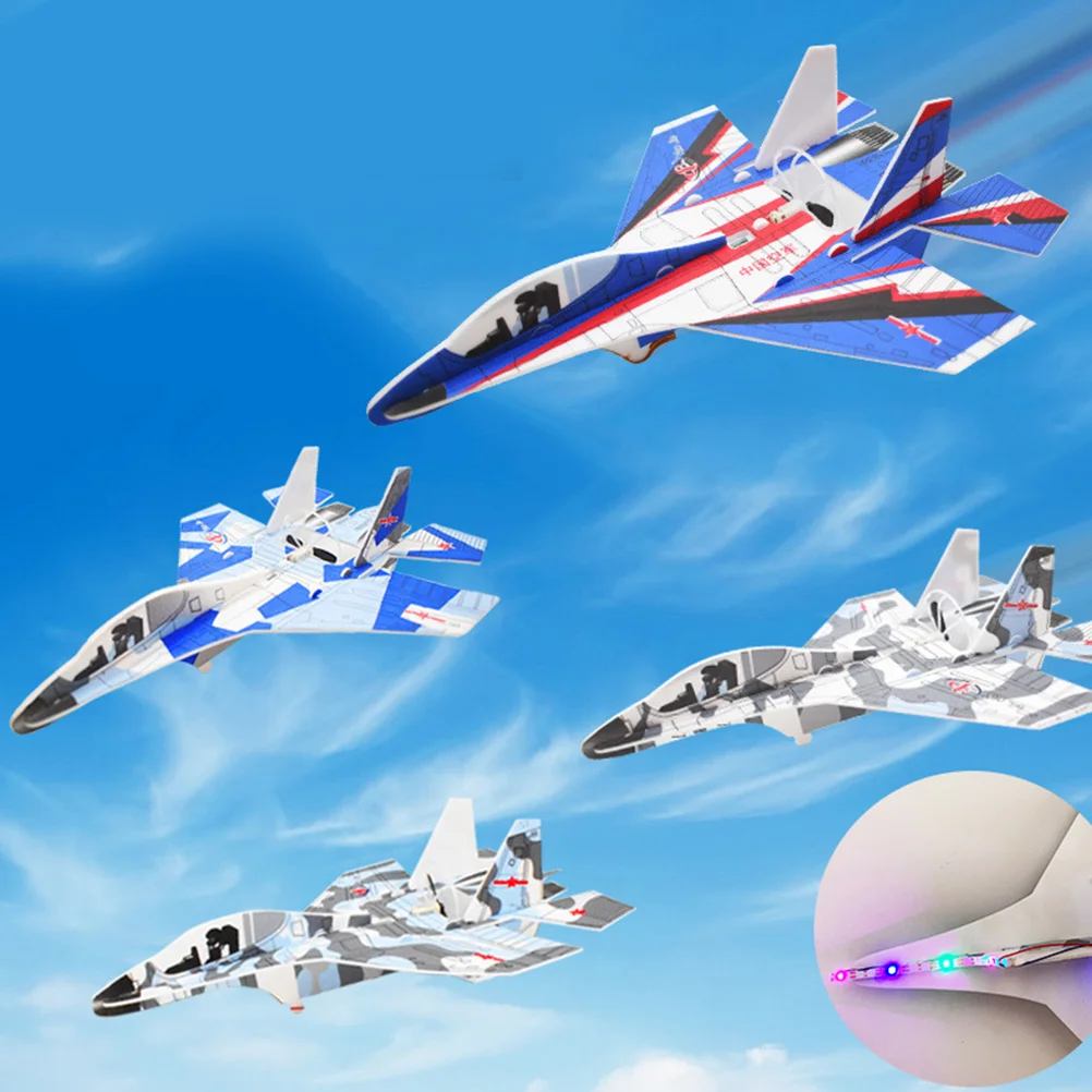 

Детский «сделай сам» перезаряжаемый от USB Электрический планер ручной работы со светодиодной подсветкой