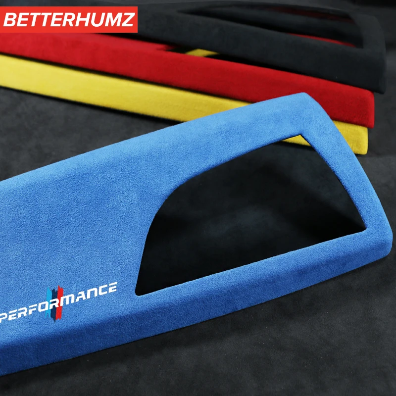 BETTERHUMZ алькантара наклейки на приборную панель автомобиля внутренняя отделка для