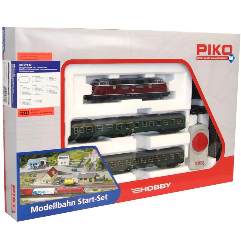 Модель 1/87 набор поездов дизельный автомобиль + два легковых автомобиля|Наземный