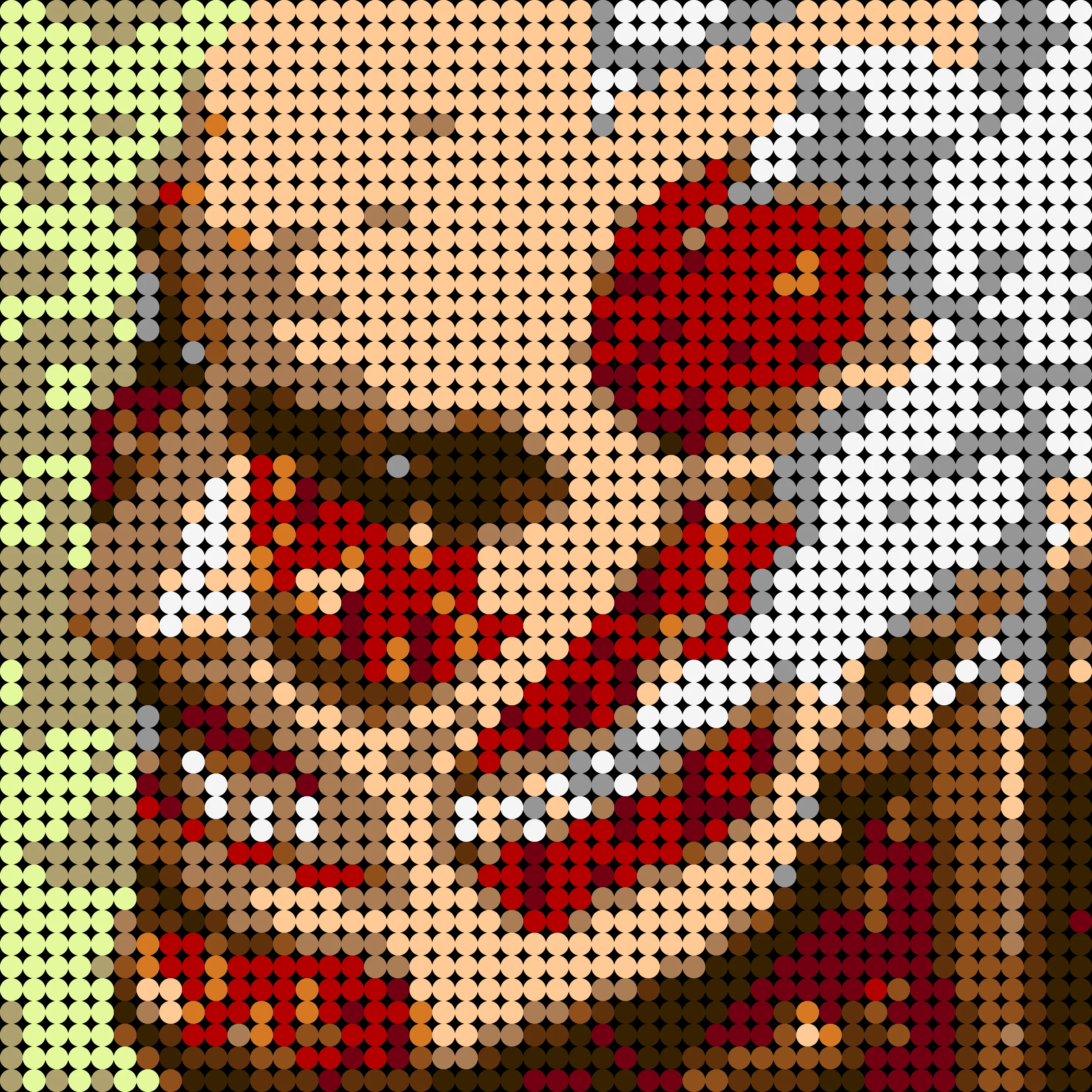 

Атака Титанов пиксельное искусство мозаика живопись строительные блоки MOC Аниме фигурки пиксельное искусство вышитые Декор Игрушки для де...