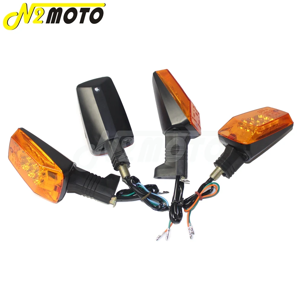 4 шт. передние и задние янтарные СВЕТОДИОДНЫЕ указатели поворота Индикатор