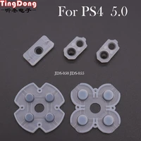 for sony ps4 ps4 controller conductive silicone buttons rubber pads for ps4 jds 050 055 5 0 game replacement parts