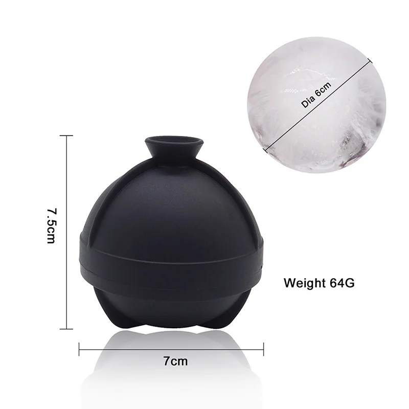 Силиконовый производитель льда для вечерние баров напитков 1 шт. 3D форма Гранаты