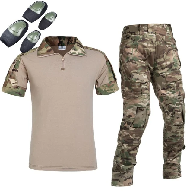 тактический костюм с наколенниками и налокотниками