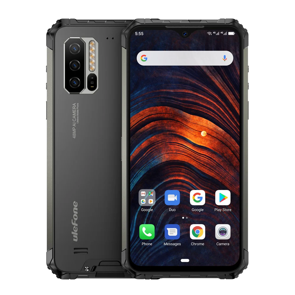 Смартфон Ulefone Armor 7 8 + 128 ГБ Android 10 0 Восьмиядерный процессор Helio P90 4G LTE камера 48 МП