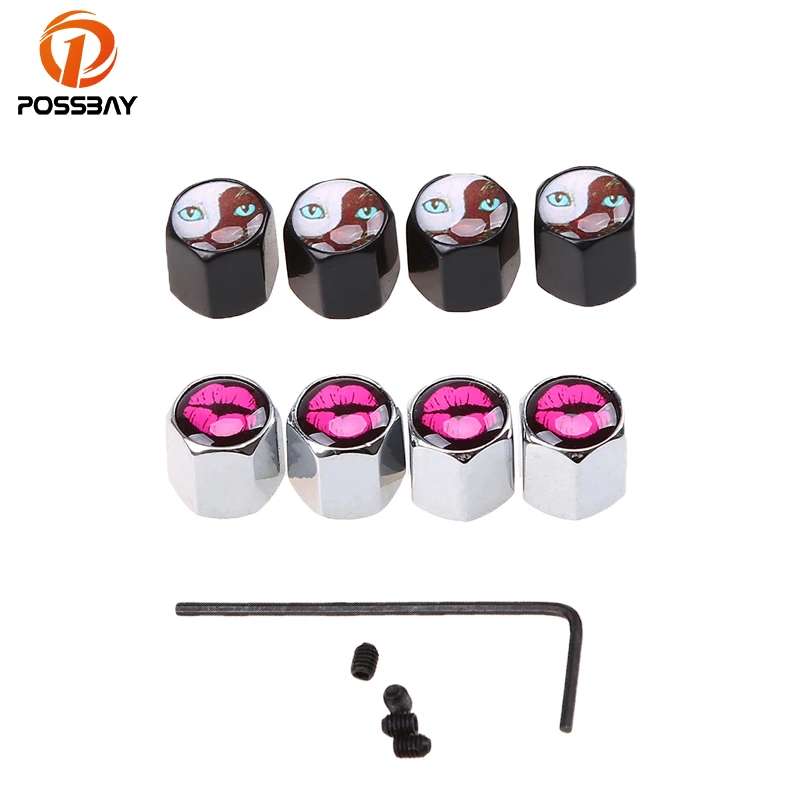 Автомобильные аксессуары POSSBAY для колес металлическая крышка клапана шины s