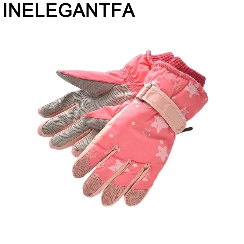 

De Inverno Luva Board Outdoor Tool Wintersport Skien Guantes Nieve Strap Snow Kid Handschoenen Snowboard Ski Esqui Skiing Gloves