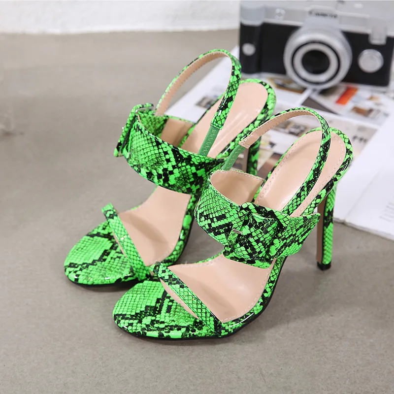 Leisure Elegant Sandals Women Peep Toe Ankle Strap High Ladies Shoes Mixed Colors Thin Heels Casual | Обувь