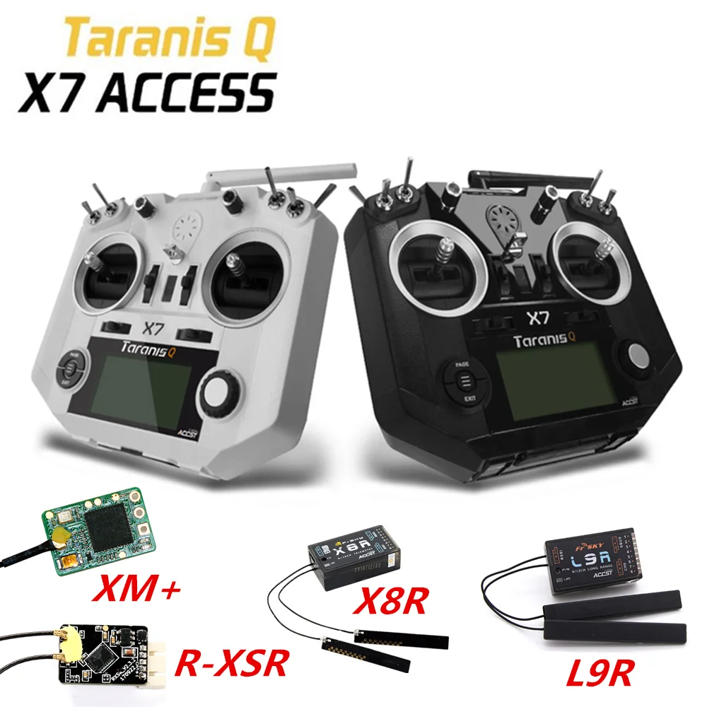 FRSKY Taranis Q X7 доступа 2 4G 16CH радиопередатчик левая дроссельная заслонка Mode2 XM + R XSR X8R