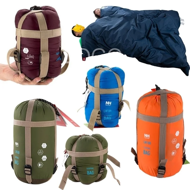 Складной мягкий уличный спальный мешок из хлопка CT в форме конверта